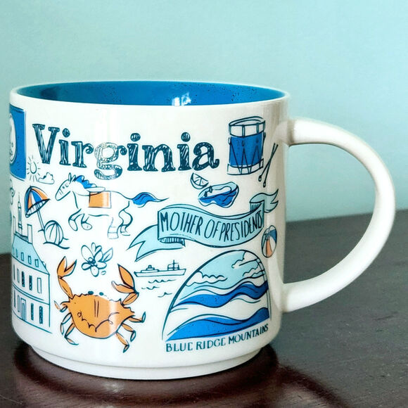 StarbucksVirginia 2019 Been There Series Ceramic Coffee Mug 14 oz